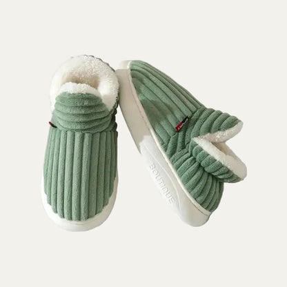 VogeLuxe | Unisex Faux Fur Lined Slip On Slippers