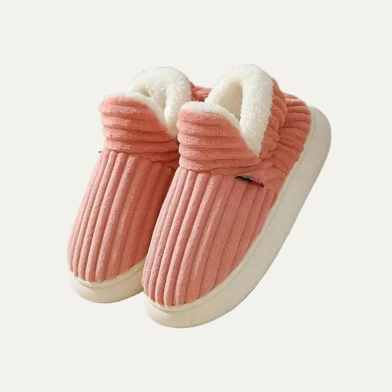VogeLuxe | Unisex Faux Fur Lined Slip On Slippers