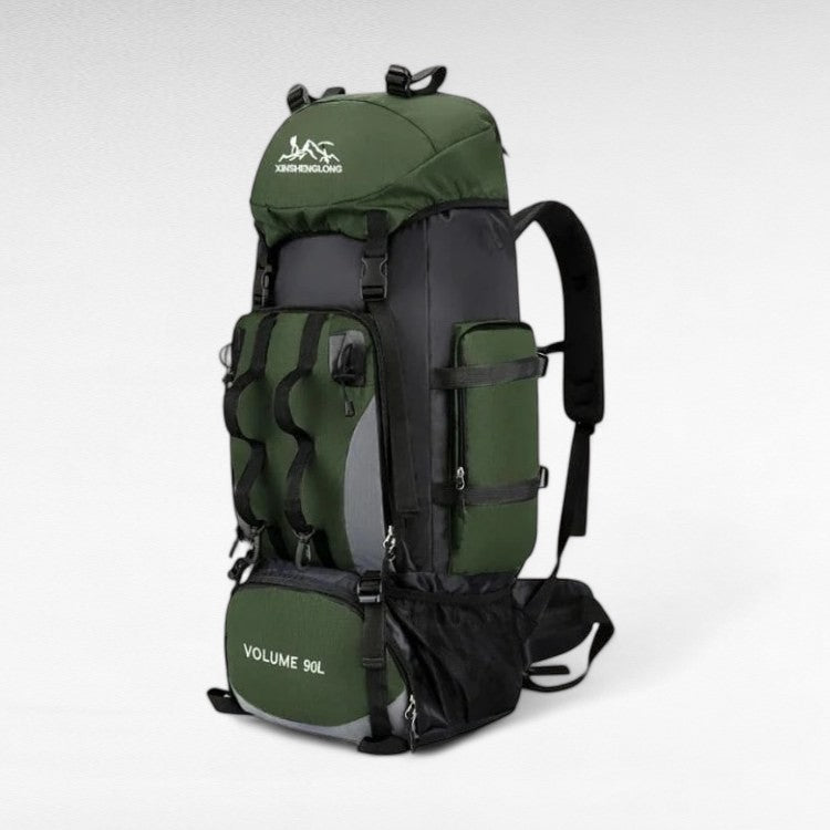 VogeLuxe | Men’s High Capacity External Frame Trekking Backpack