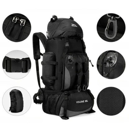 VogeLuxe | Men’s High Capacity External Frame Trekking Backpack