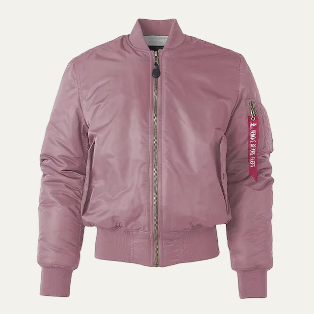 VogeLuxe | Unisex Classic Full Zip Bomber Jacket with Sleeve Utility Pocket