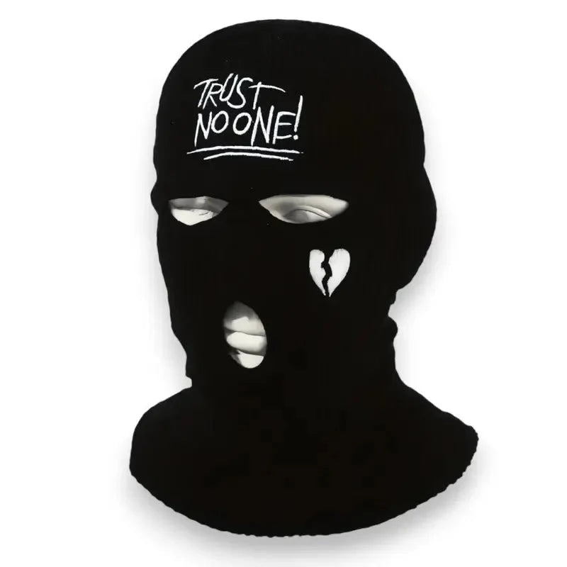VogeLuxe | Men’s Graphic Knit Full Coverage Balaclava