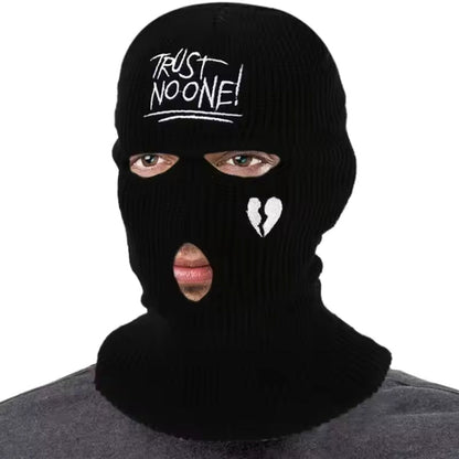 VogeLuxe | Men’s Graphic Knit Full Coverage Balaclava