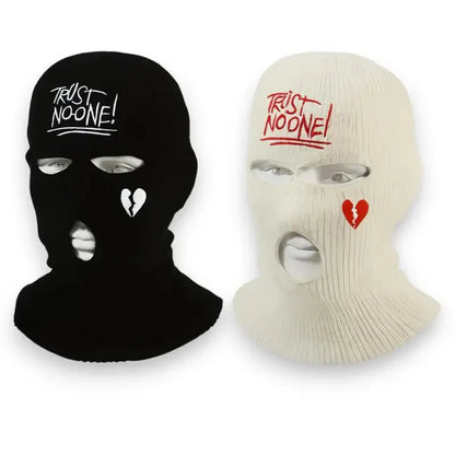 VogeLuxe | Men’s Graphic Knit Full Coverage Balaclava