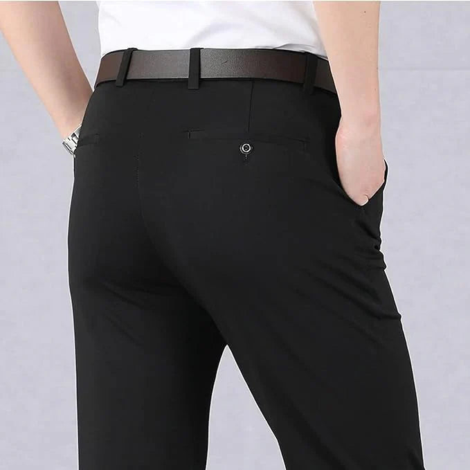 Men's Slim Fit Comfortable Stretch Dress Pants - VogeLuxe