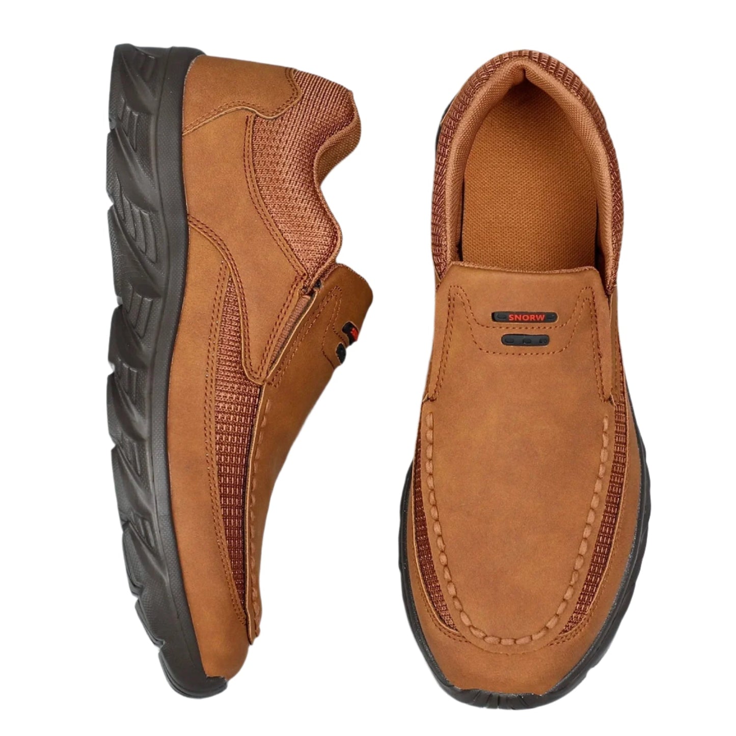 Relaxed Fit Men's Slip On Loafers - VogeLuxe