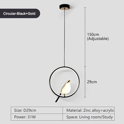 Stylish Round LED Ceiling Lighting Fixture