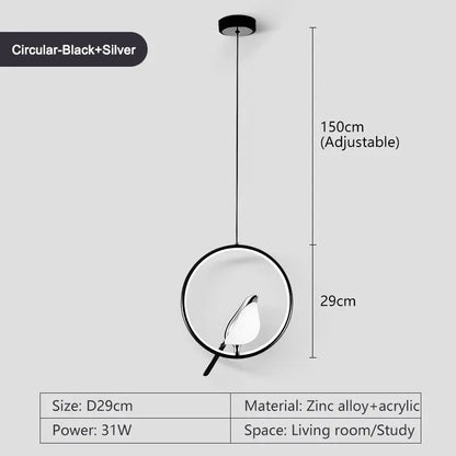 Stylish Round LED Ceiling Lighting Fixture