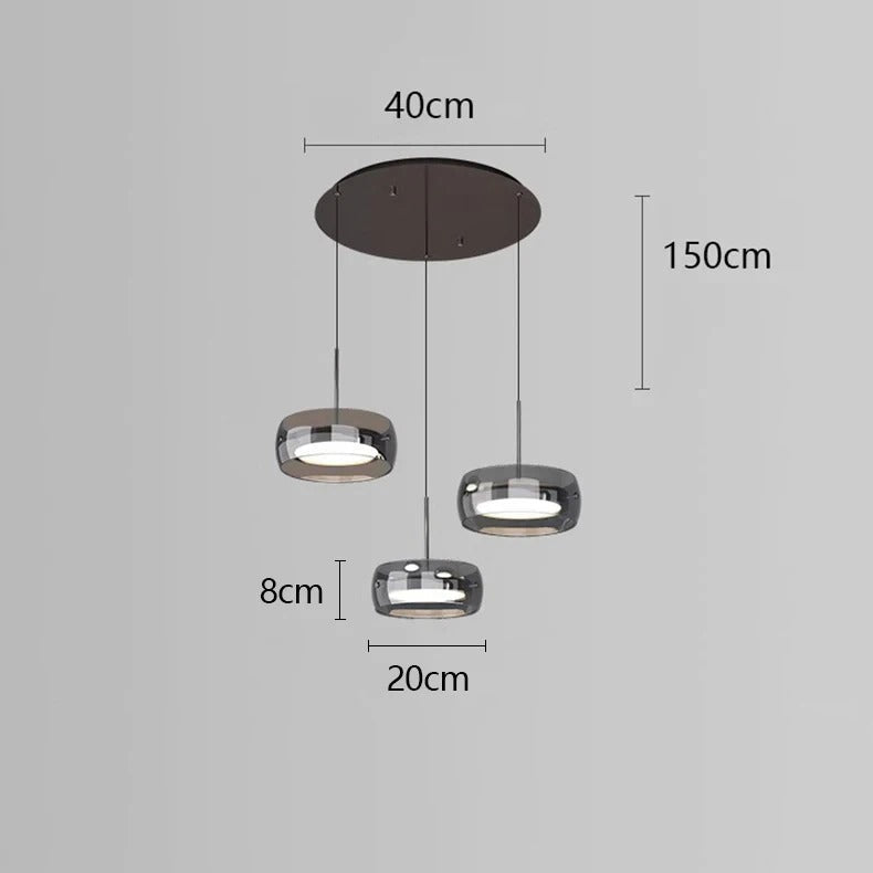Transparent Glass Drop Light