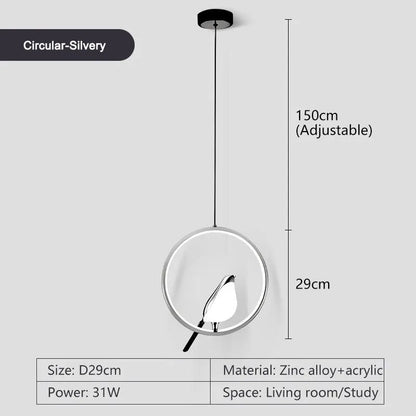 Stylish Round LED Ceiling Lighting Fixture