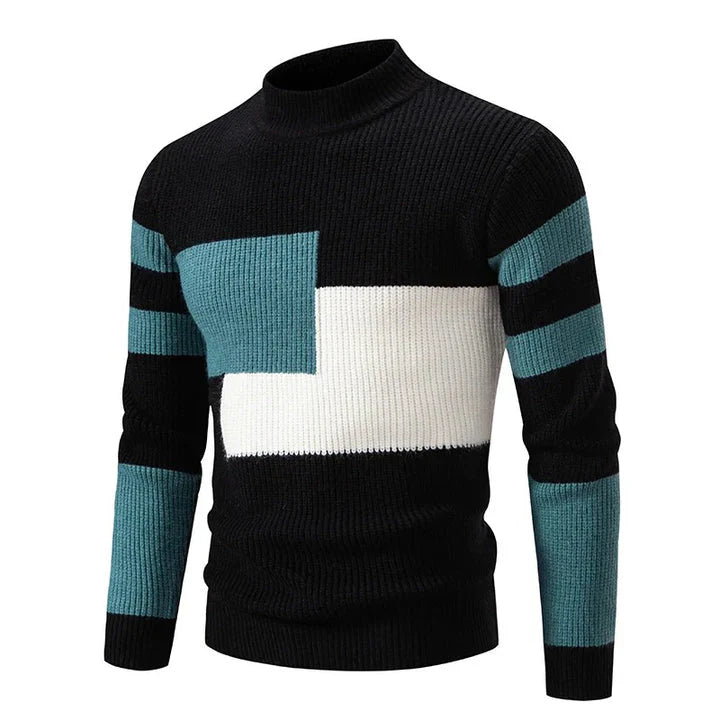 Warm Mens Crew Neck Winter Sweater