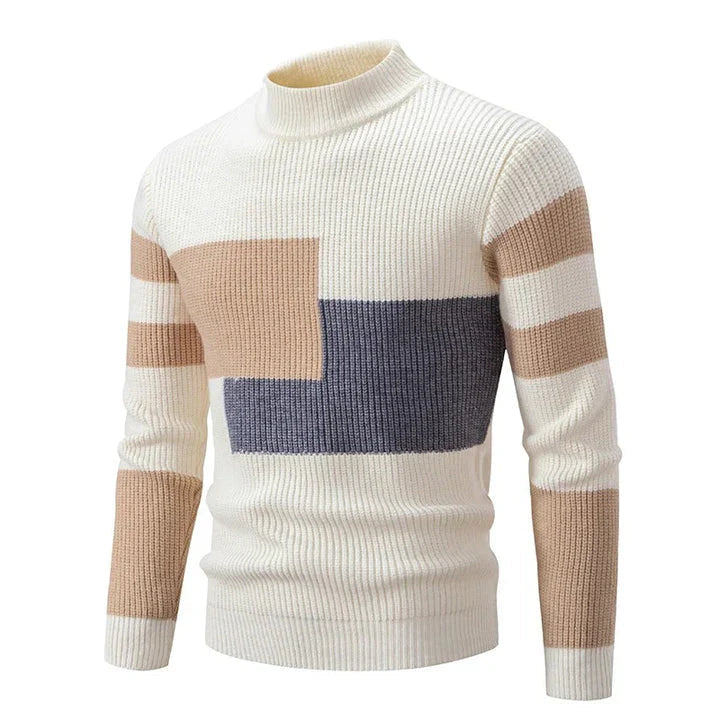 Warm Mens Crew Neck Winter Sweater