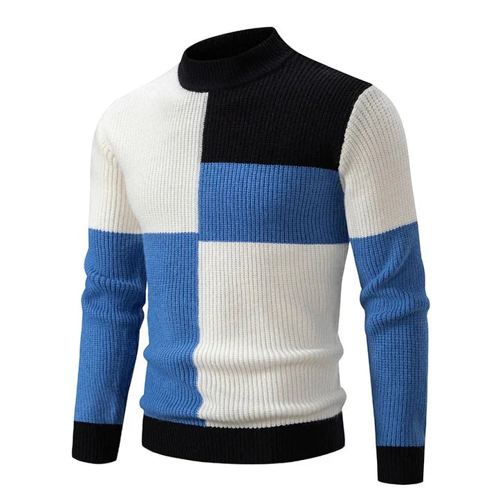 Warm Mens Crew Neck Winter Sweater