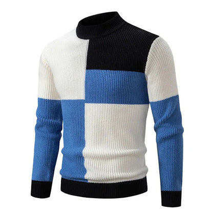 Warm Mens Crew Neck Winter Sweater