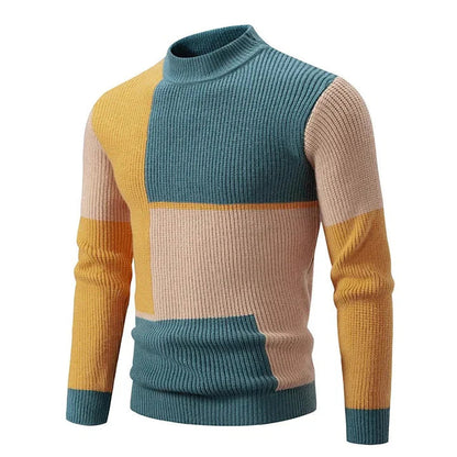 Warm Mens Crew Neck Winter Sweater