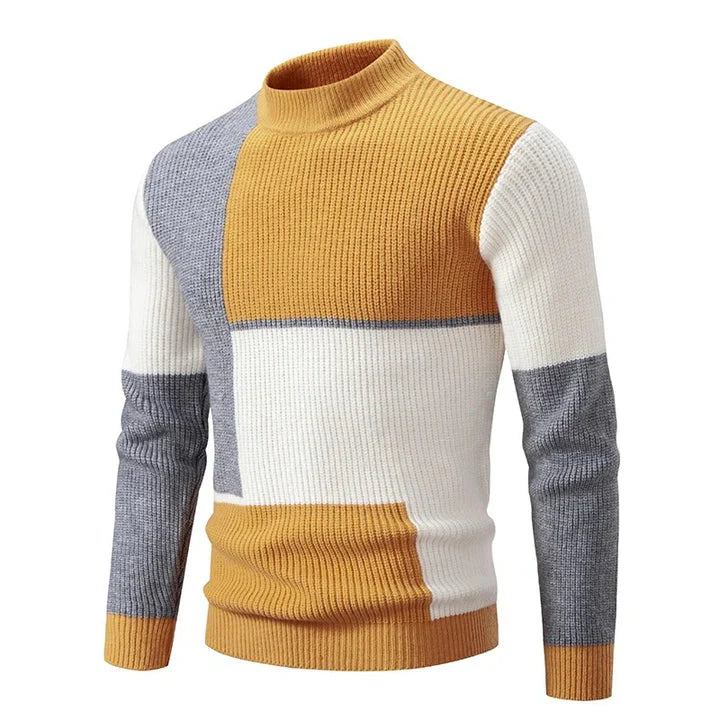 Warm Mens Crew Neck Winter Sweater