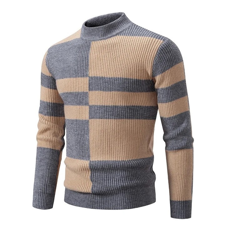 Warm Mens Crew Neck Winter Sweater