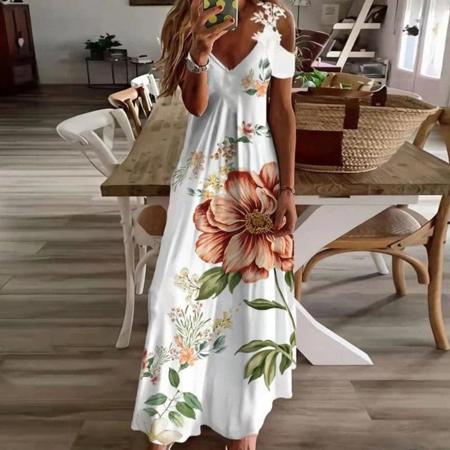 Stylish Summer Maxi Dress Lightweight