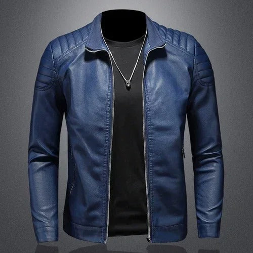 Sustainable Mens Leather Coat With Eco Friendly Materials