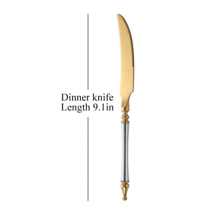 Luxury Gold Coated Flatware Set