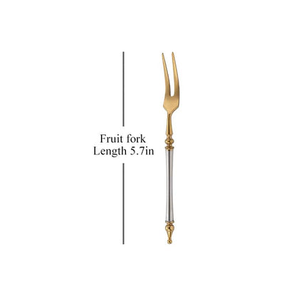 Luxury Gold Plated Stainless Steel Cutlery Set