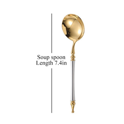 Luxury Gold Coated Flatware Set