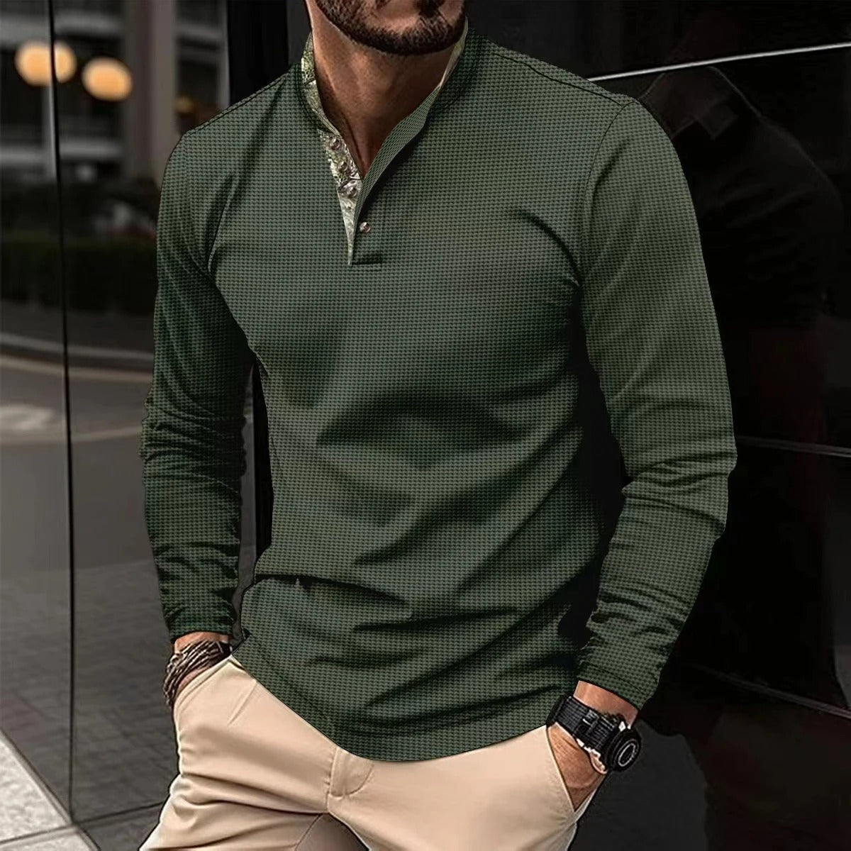 Sebastian | Slim Fit Men's Casual Dress Shirt