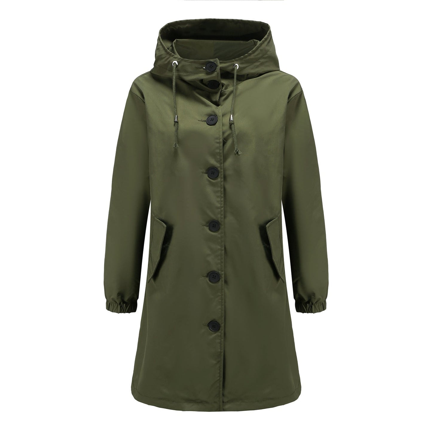 Ladies Long Waterproof Parka Coat