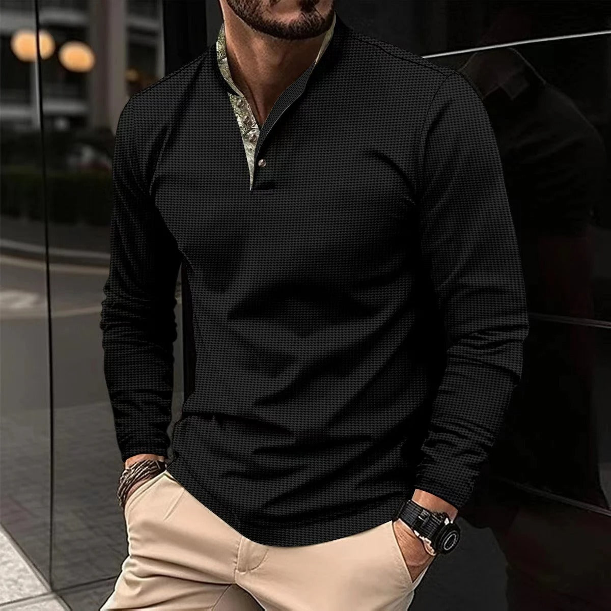 Men's Classic Crew Neck Warm Sweater