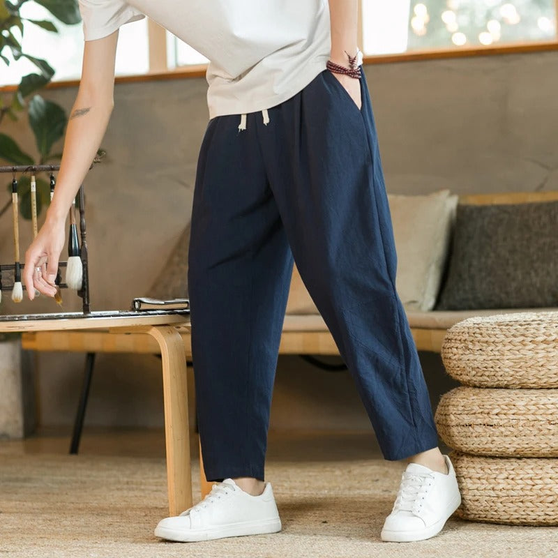 Mario - Linen Summer Trousers