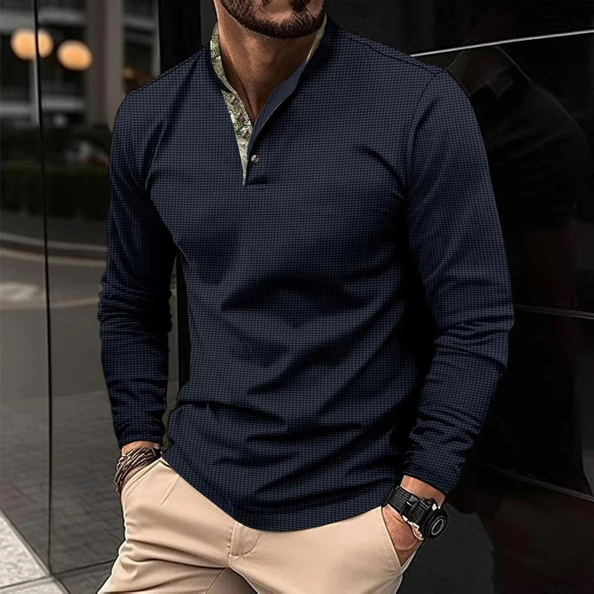 Men's Classic Crew Neck Warm Sweater