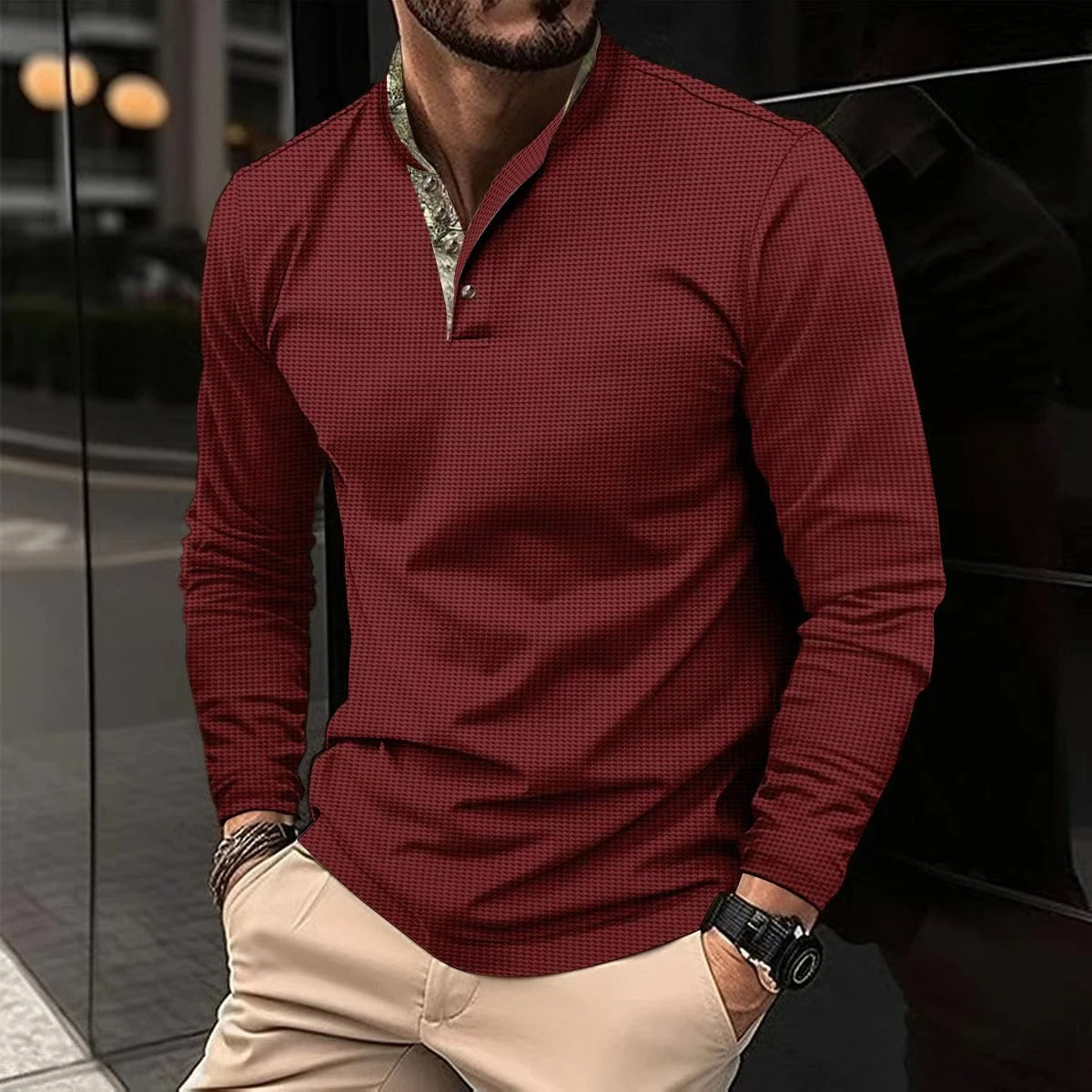 Sebastian | Slim Fit Men's Casual Dress Shirt
