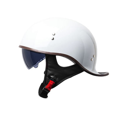 Safe Motorcycle Half Face Helmet Visor DOT Approved