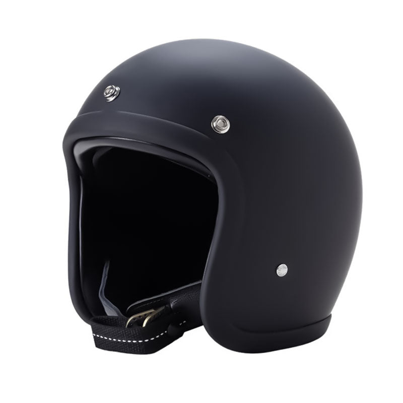 Vintage Style Motorcycle Helmet DOT ECE Approved