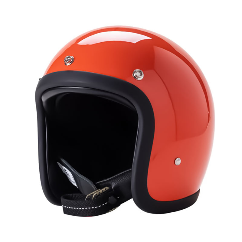 Vintage Style Motorcycle Helmet DOT ECE Approved