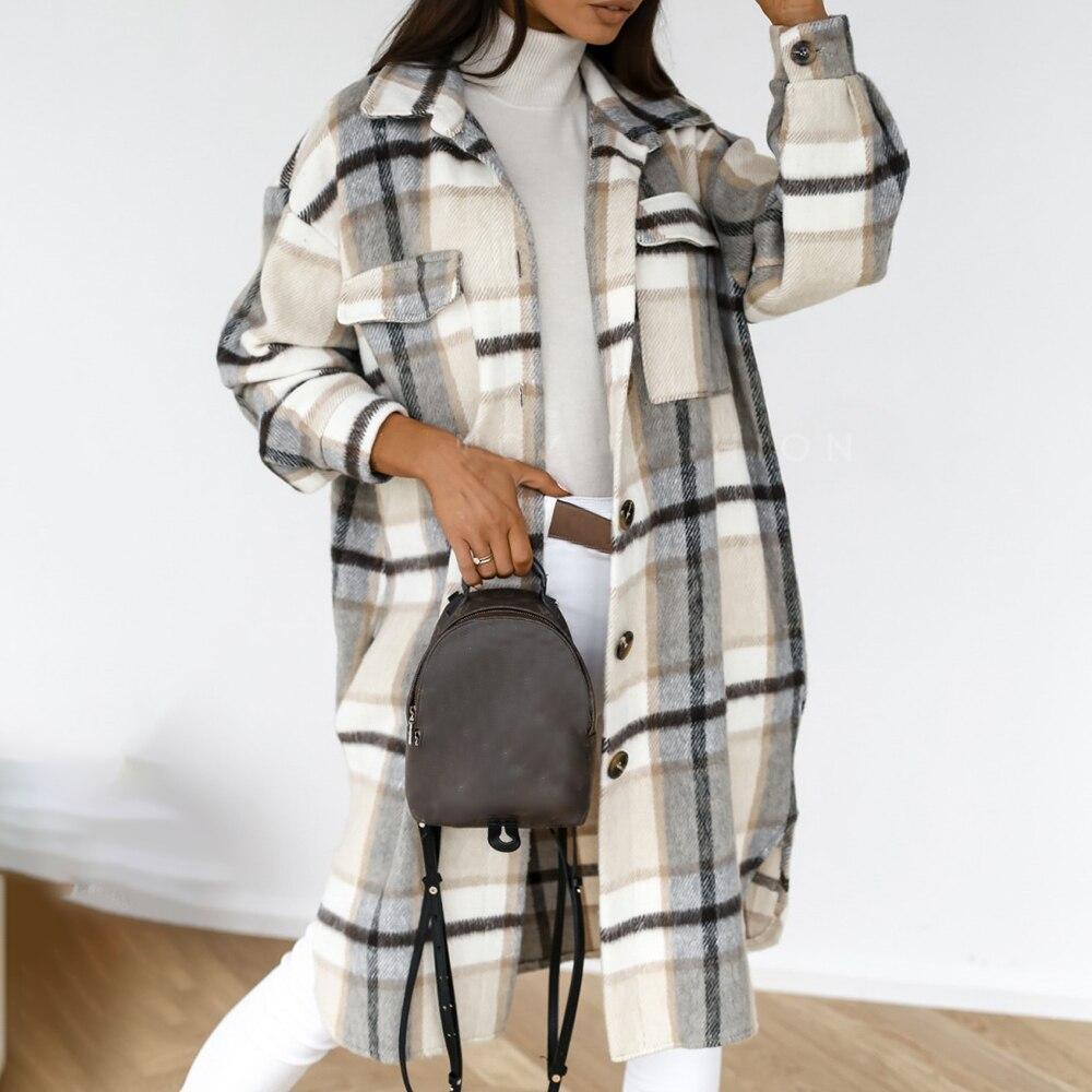 Warm Women's Flannel Winter Jacket