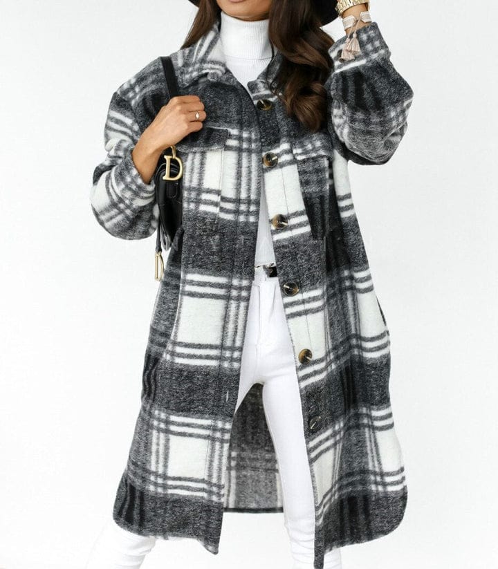 Warm Women's Flannel Winter Jacket