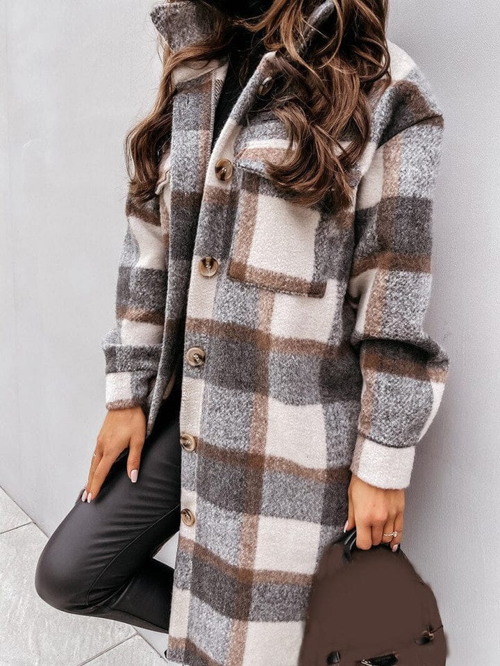 Warm Women's Flannel Winter Jacket