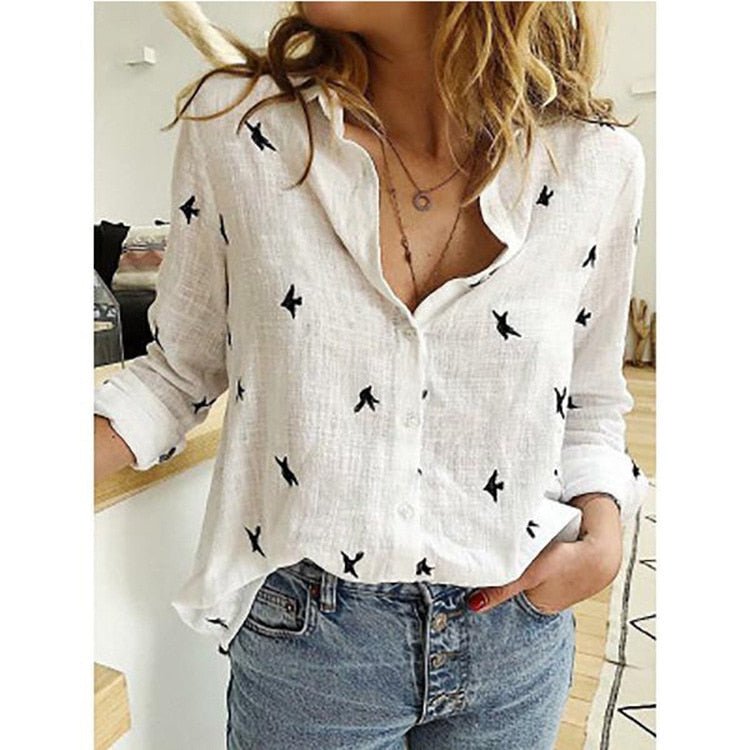 Women's Classic Casual Loose Fit Blouse