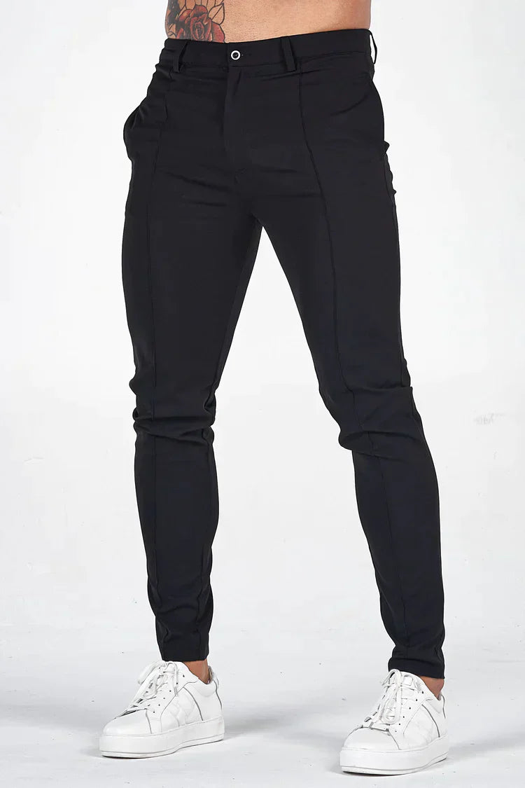 Classic Fit Men's Dress Trousers for Daily Wear