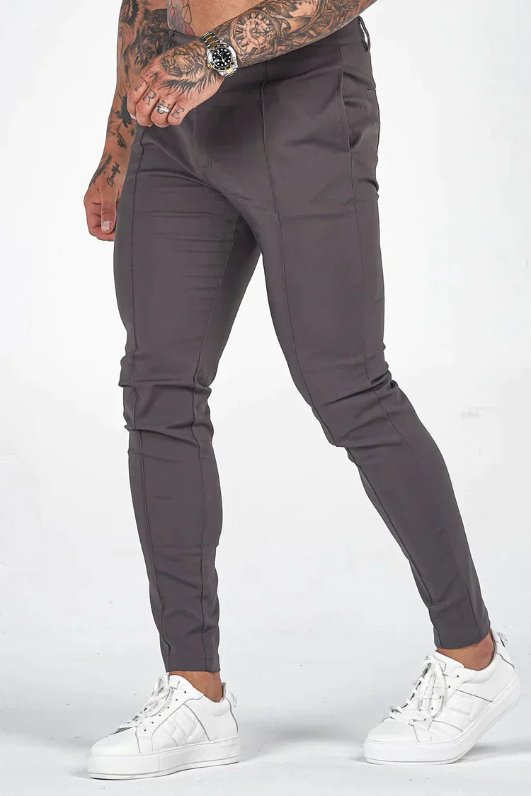 Classic Fit Men's Dress Trousers for Daily Wear