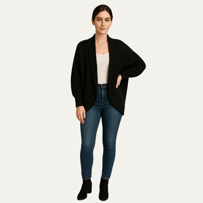VogeLuxe | Women’s Relaxed Shawl Collar Cardigan