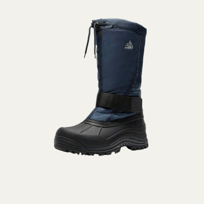 VogeLuxe | Men’s Tall Rugged Winter Snow Boots with Strap and Drawstring