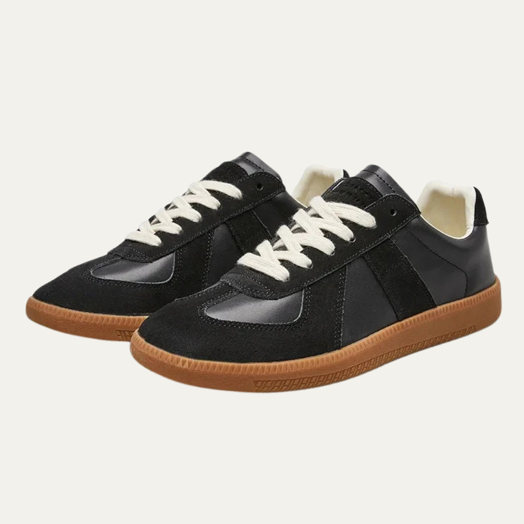 VogeLuxe | Men’s Classic Low-Top Sneaker with Leather