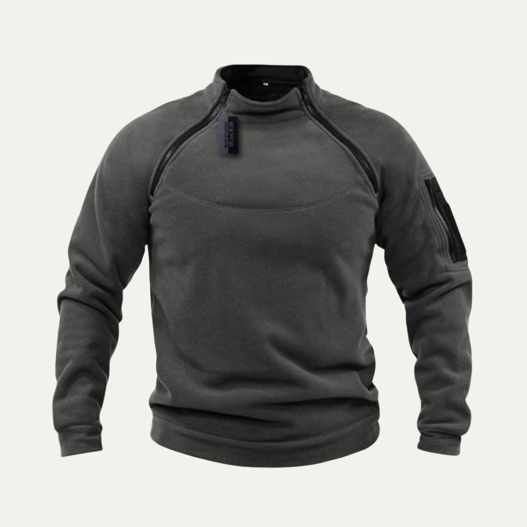 VogeLuxe | Men’s Technical Fleece Mock Neck Pullover