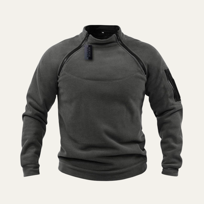 VogeLuxe | Men’s Technical Fleece Mock Neck Pullover