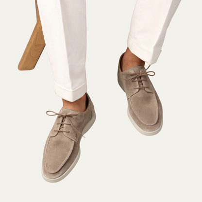 VogeLuxe | Men’s Suede Lace Up Derby Boat Hybrid Shoes