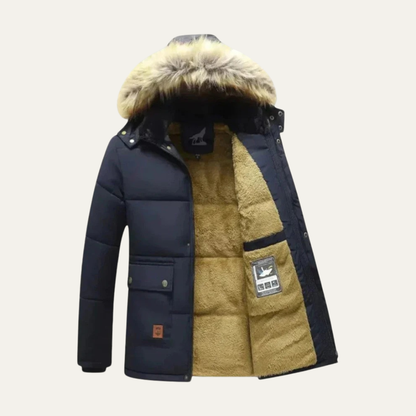 VogeLuxe | Men’s Shearling-Lined Parka Jacket