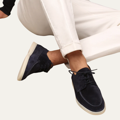 VogeLuxe | Men’s Suede Lace Up Derby Boat Hybrid Shoes
