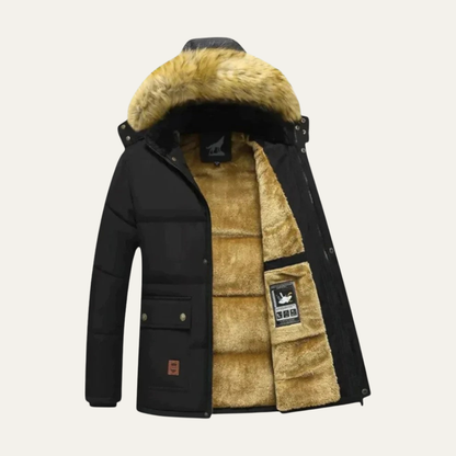 VogeLuxe | Men’s Shearling-Lined Parka Jacket